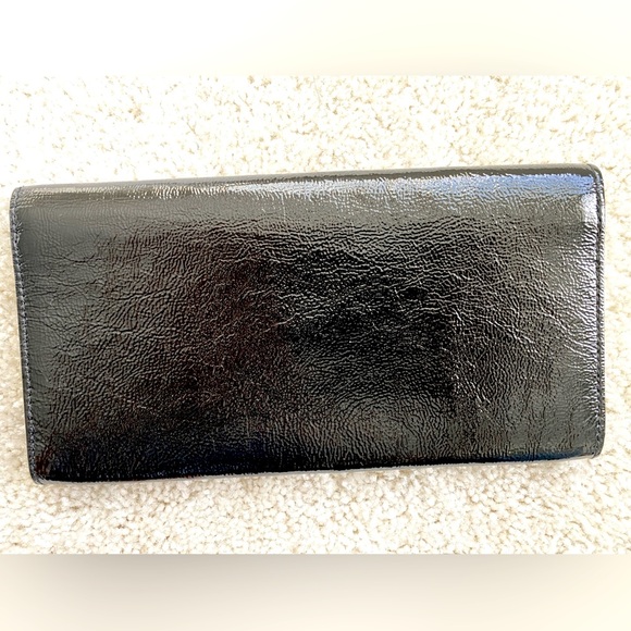 YSL Authentic Patent Black Leather Belle de Jour Clutch - Picture 2 of 4